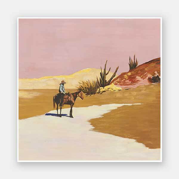 Desert Sunset Unframed Art Print