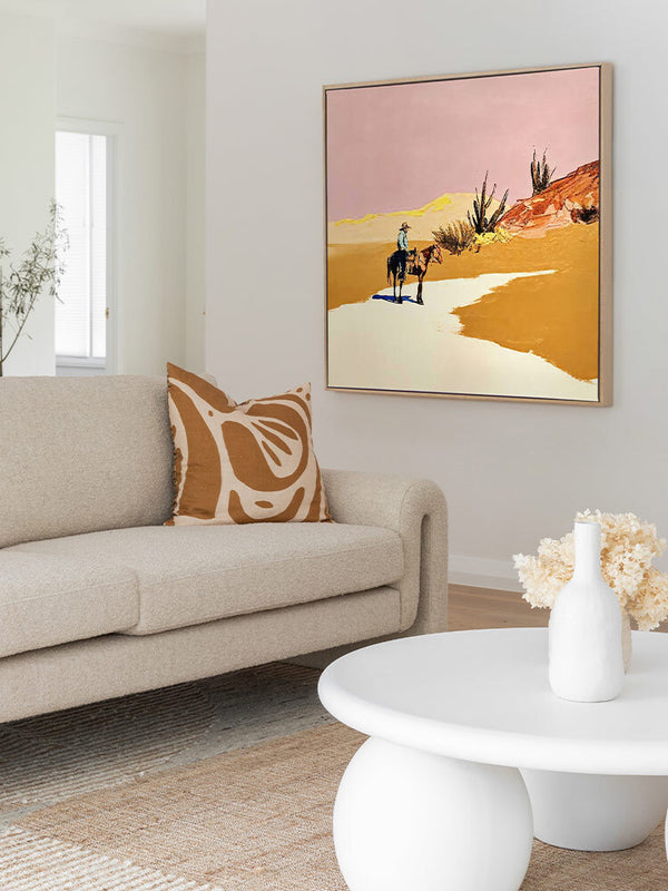 Desert Sunset Canvas Art Print | Lifestyle