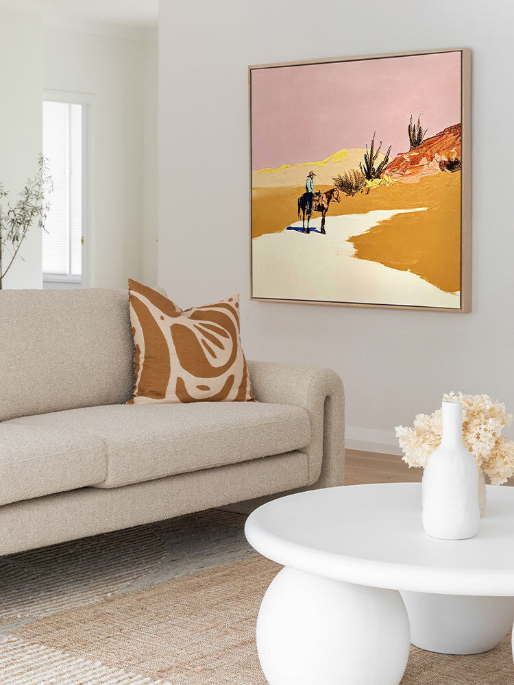 Desert Sunset Canvas Art Print | Lifestyle