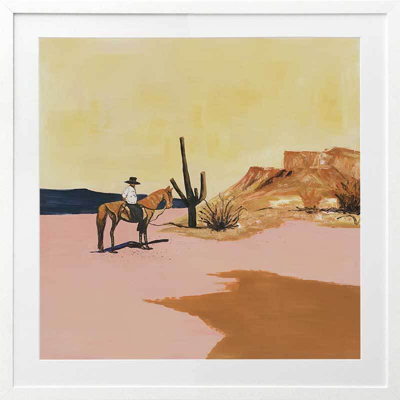 アート・デザイン・音楽 WEST The Wild West - Buy Landscape Themed Framed Art By Urban Road