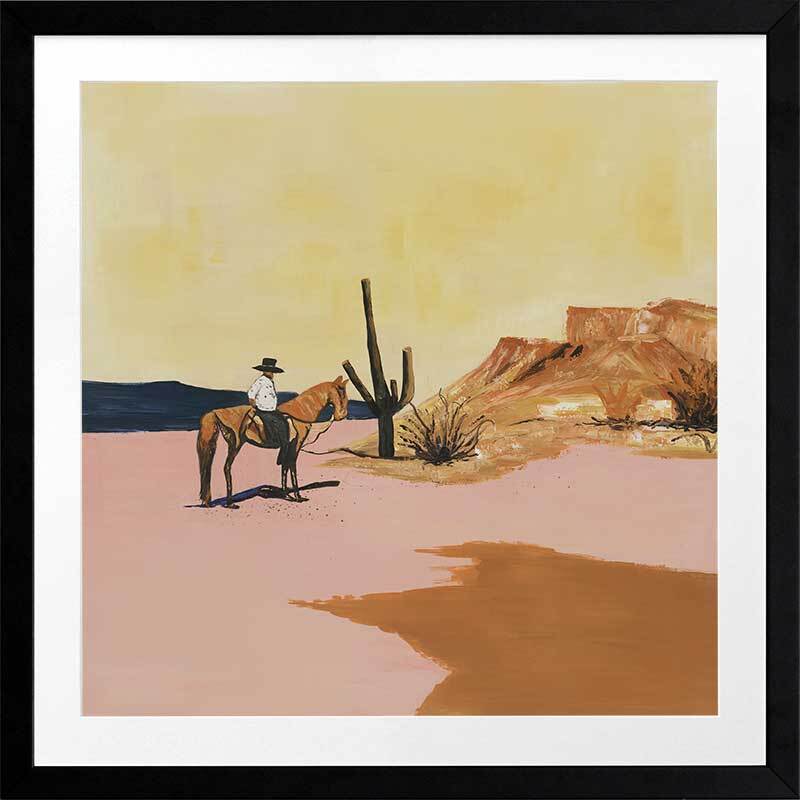 The Wild West Framed Art Print