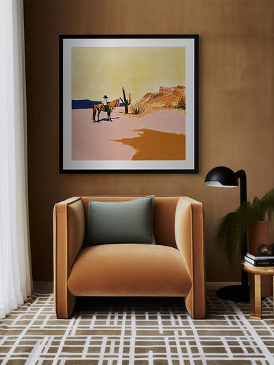 The Wild West Framed Art Print | Lifestyle