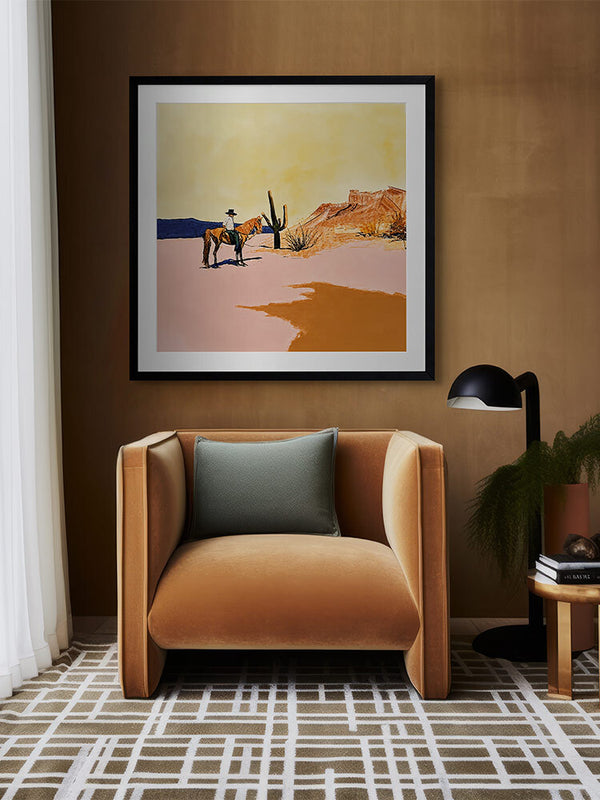The Wild West Framed Art Print | Lifestyle
