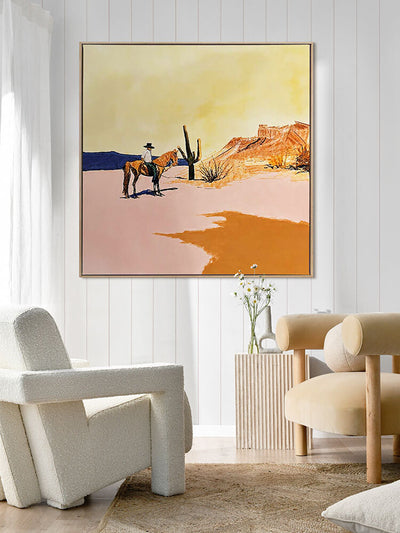 The Wild West Canvas Art Print | Lifestyle