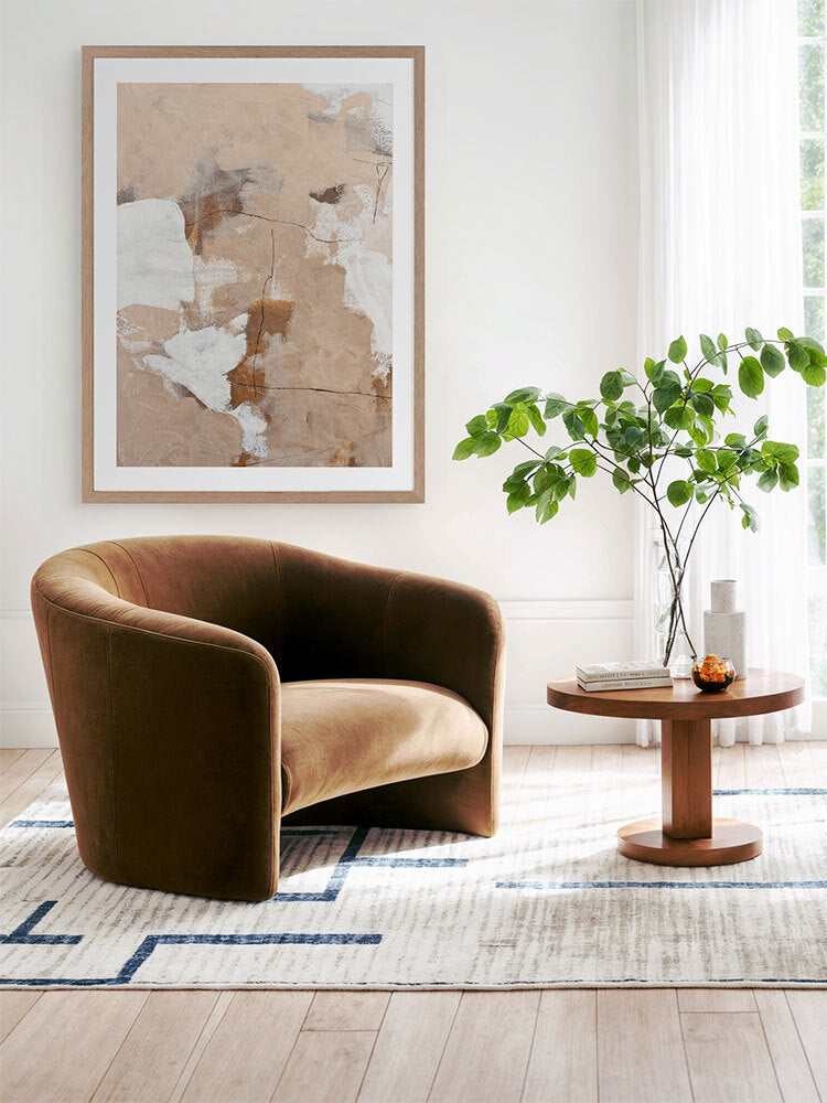 Ivory Eclipse I Framed Art Print | Lifestyle