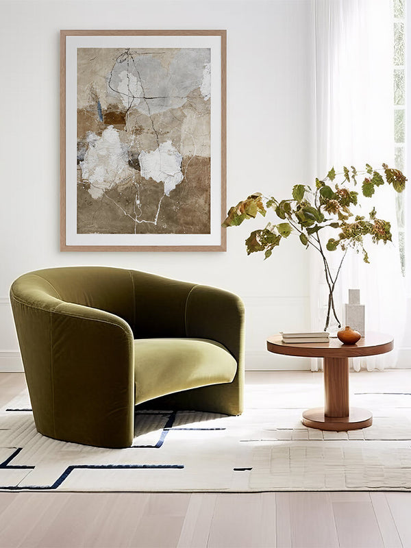 Parchment I Framed Art Print | Lifestyle