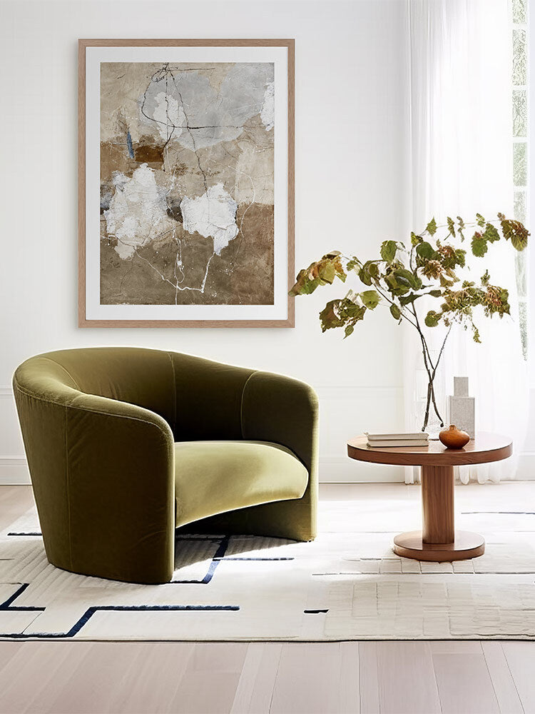 Parchment I Framed Art Print | Lifestyle