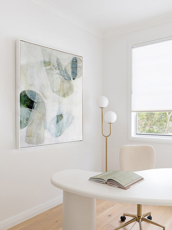 Misty Blues I Canvas Art Print | Lifestyle