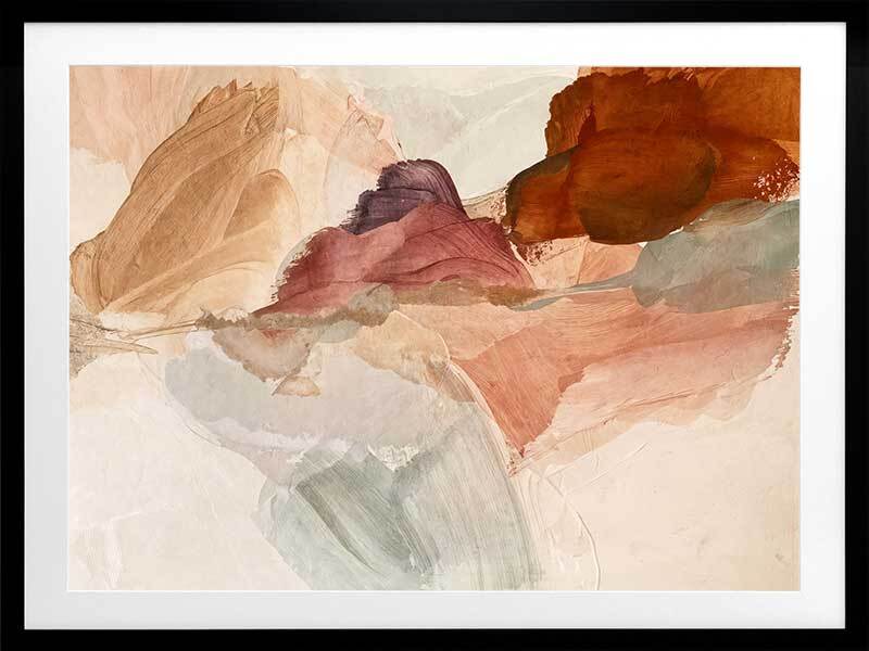 Whispering Sienna Framed Art Print