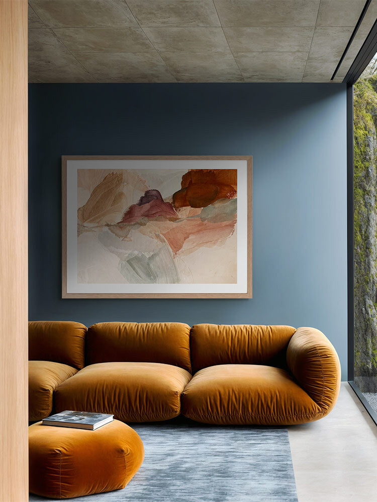 Whispering Sienna Framed Art Print | Lifestyle