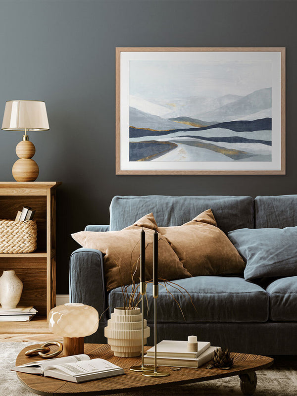 Far Away Land Framed Art Print | Lifestyle