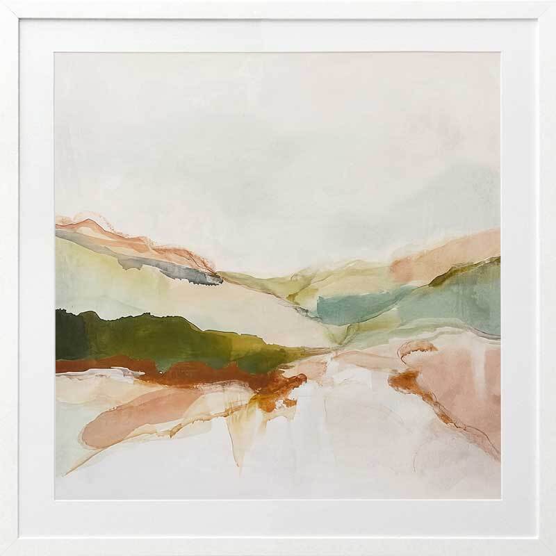 Rifts and Ridges II Framed Art Print