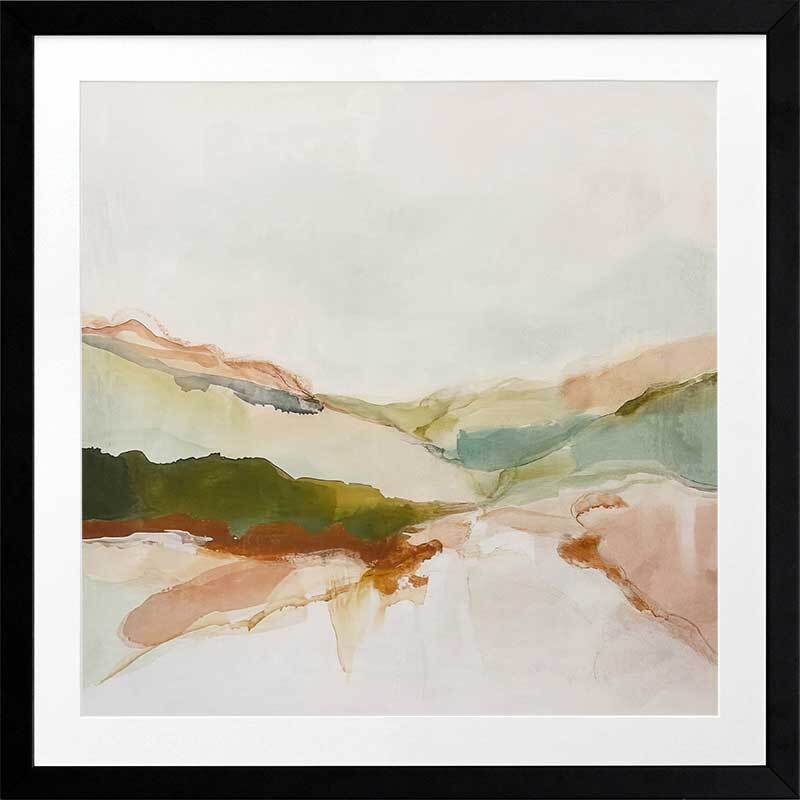 Rifts and Ridges II Framed Art Print