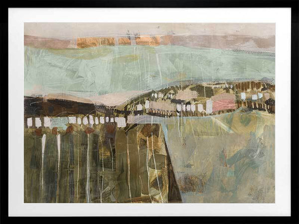 Valleys I Framed Art Print