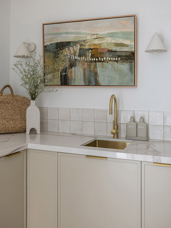 Valleys II Canvas Art Print | Lifestyle