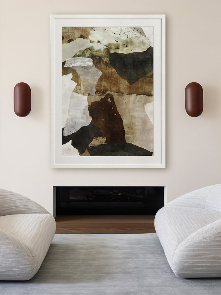 Mirrored Terrain II Framed Art Print | Lifestyle