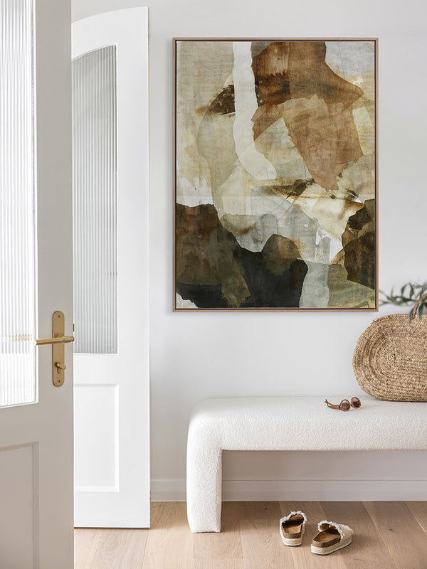 Mirrored Terrain III Canvas Art Print | Lifestyle