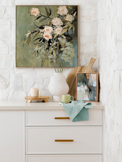 Nostalgic Flora Canvas Art Print | Lifestyle