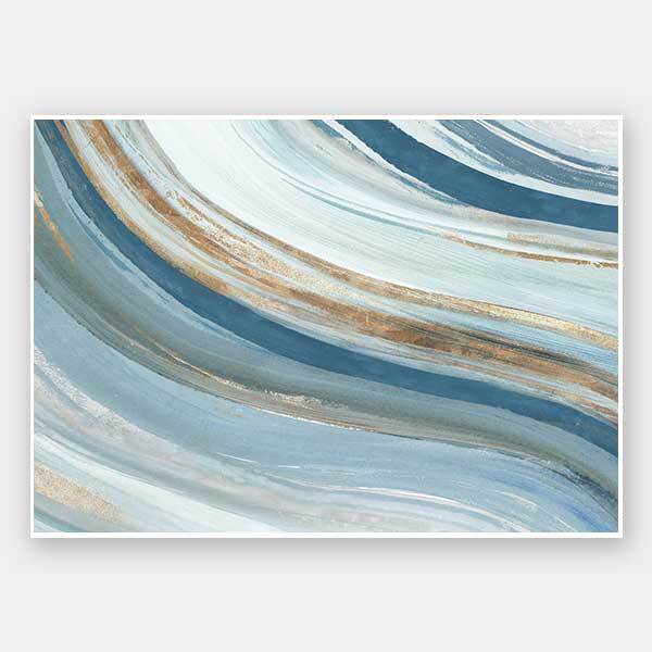 Azure Blue I Unframed Art Print