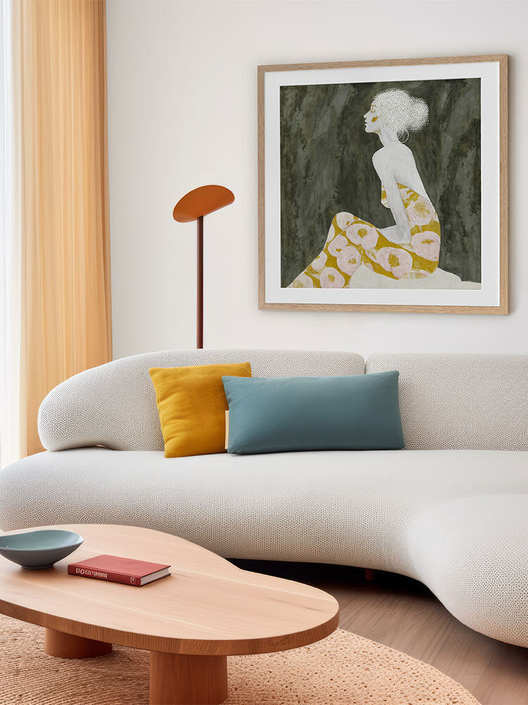 Solitude in Bloom Framed Art Print | Lifestyle