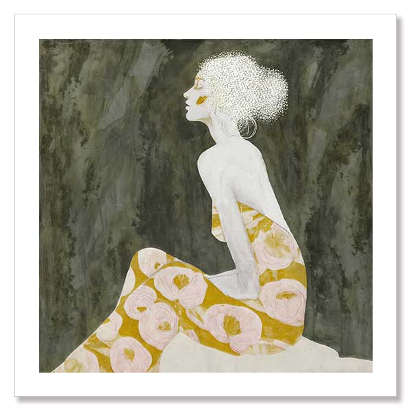 Solitude in Bloom Unframed Art Print