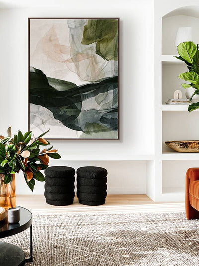 Watery Echoes I Canvas Art Print | Lifestyle