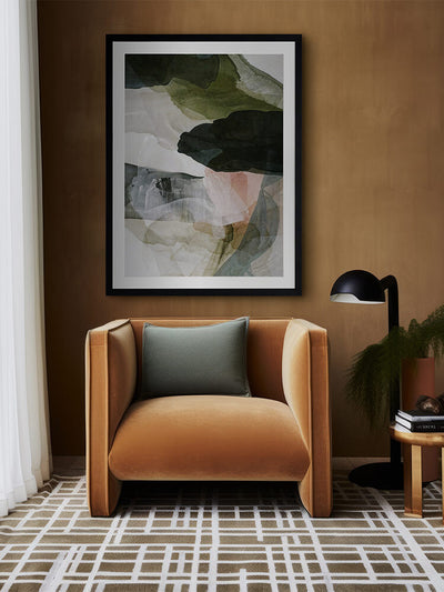 Watery Echoes II Framed Art Print | Lifestyle