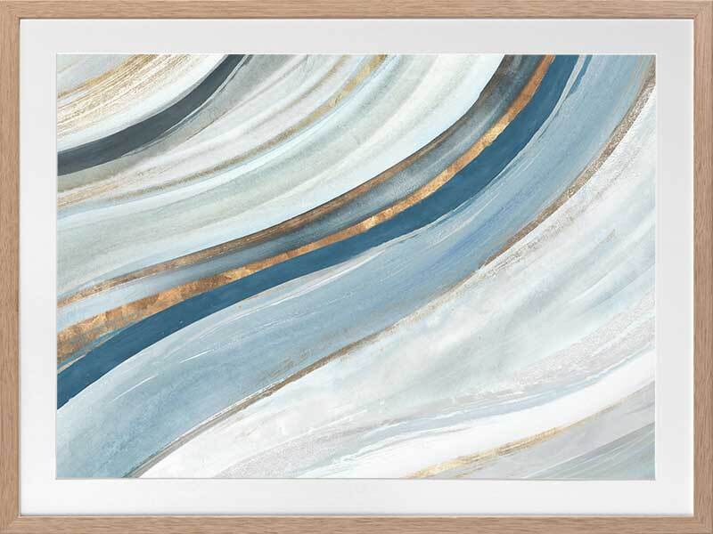 Azure Blue II Framed Art Print