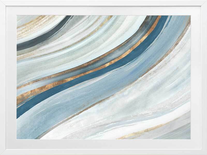 Azure Blue II Framed Art Print