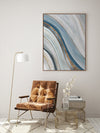 Azure Blue II Canvas Art Print | Lifestyle