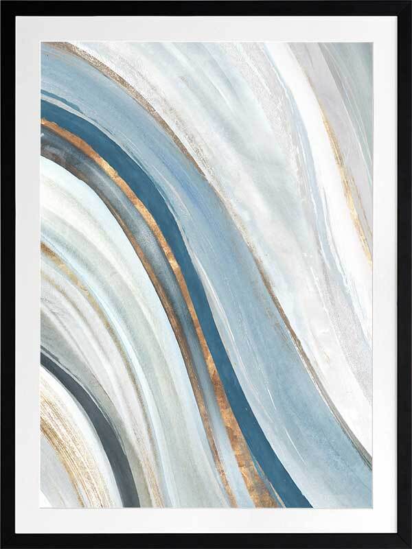 Azure Blue II Framed Art Print