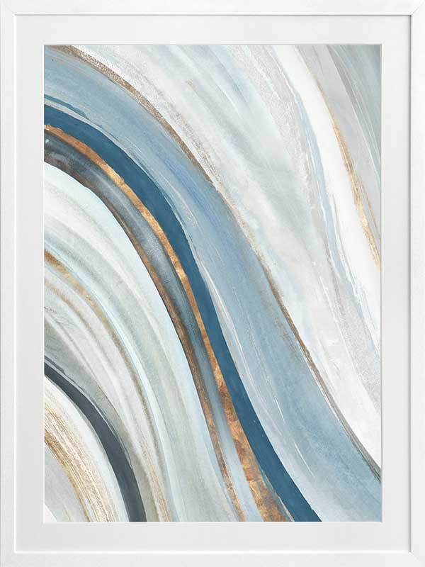 Azure Blue II Framed Art Print