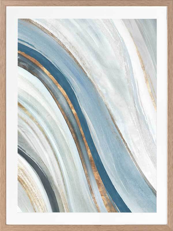 Azure Blue II Framed Art Print