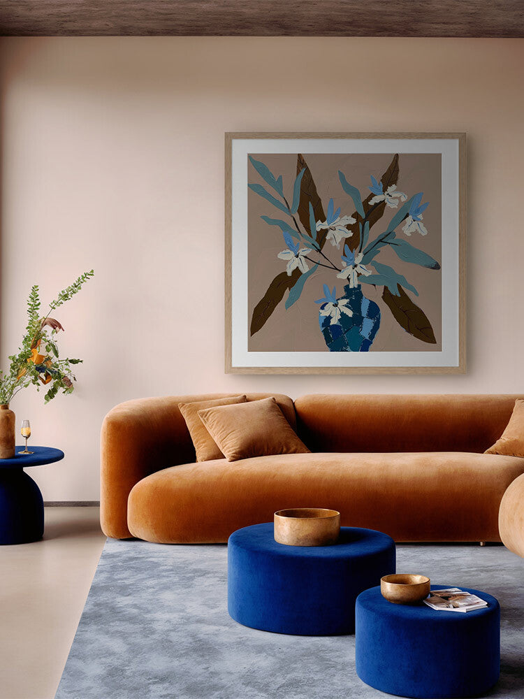 Beach Flowers I Framed Art Print | Lifestyle