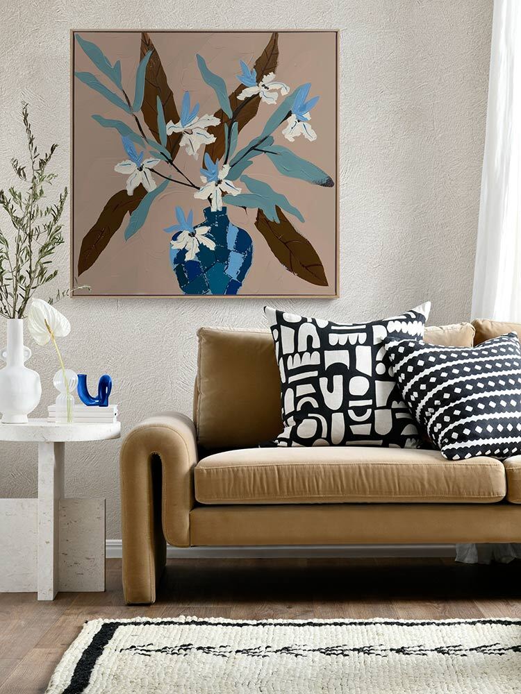 Beach Flowers I Canvas Art Print | Lifestyle
