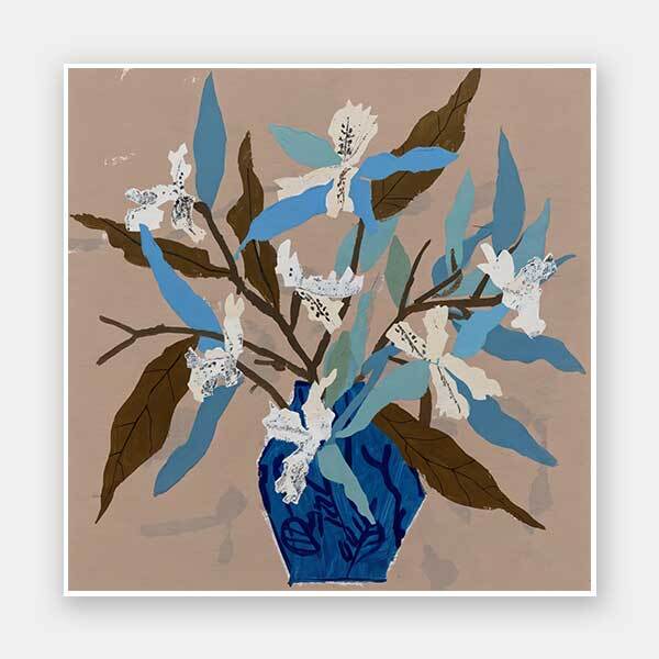Beach Flowers II Unframed Art Print