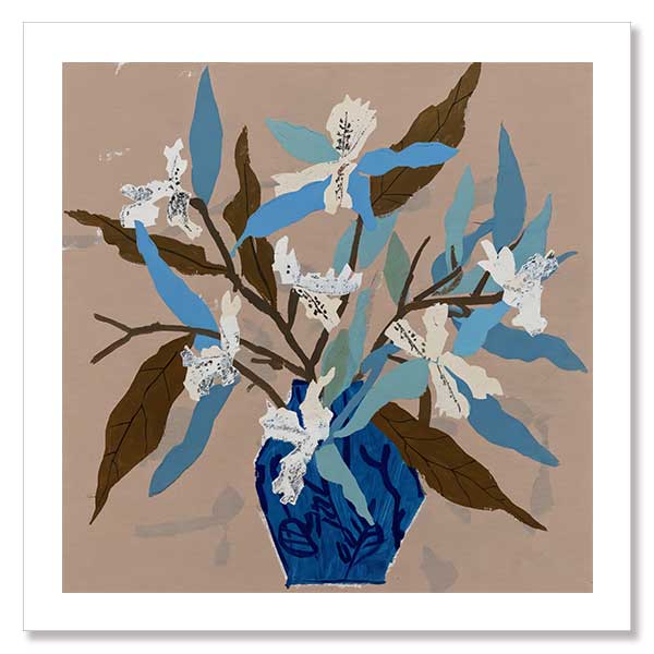 Beach Flowers II Unframed Art Print