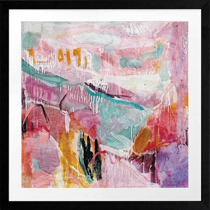 Multicolour Reverie II Framed Art Print