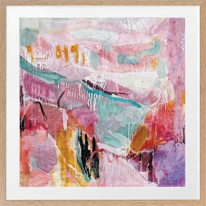 Multicolour Reverie II Framed Art Print