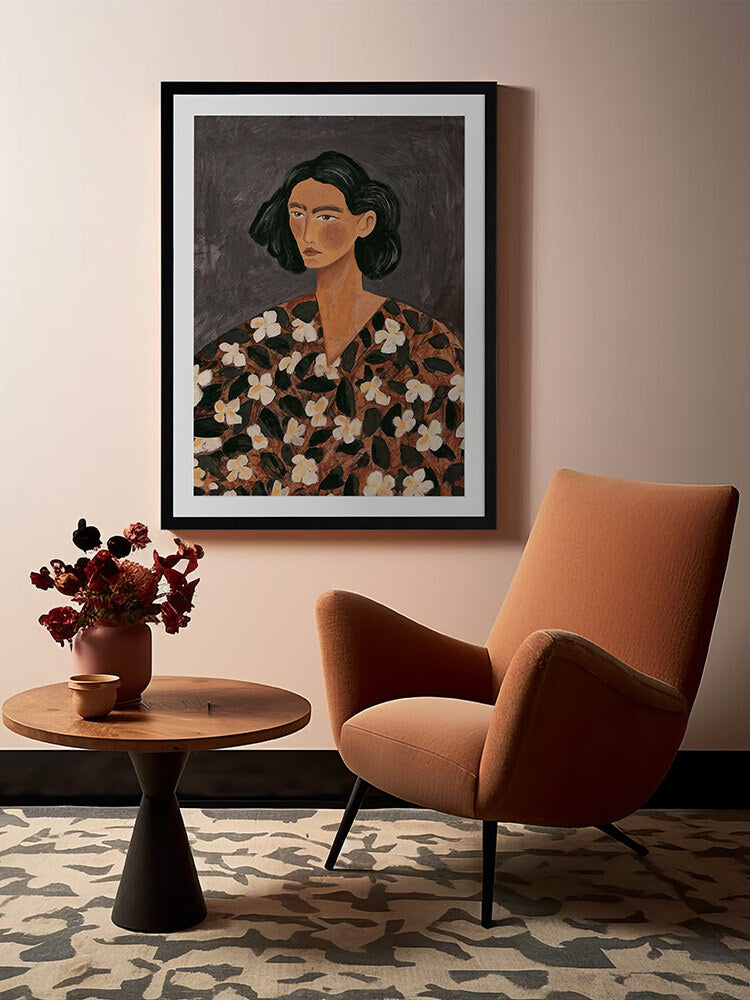 Céline Framed Art Print