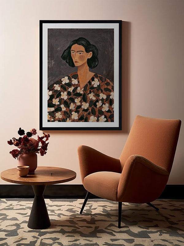 Céline Framed Art Print | Lifestyle