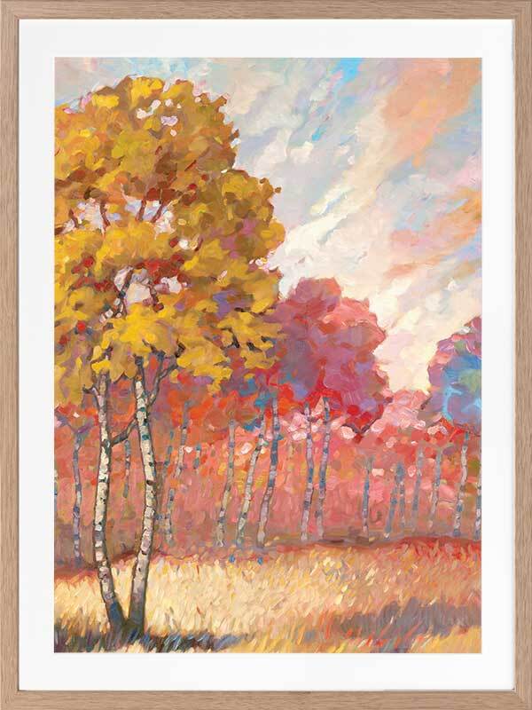 Tree Line II Framed Art Print