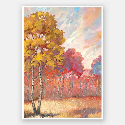 Tree Line II Unframed Art Print