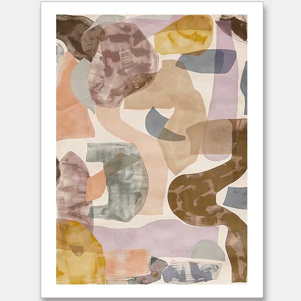 Soothing Colours I Unframed Art Print
