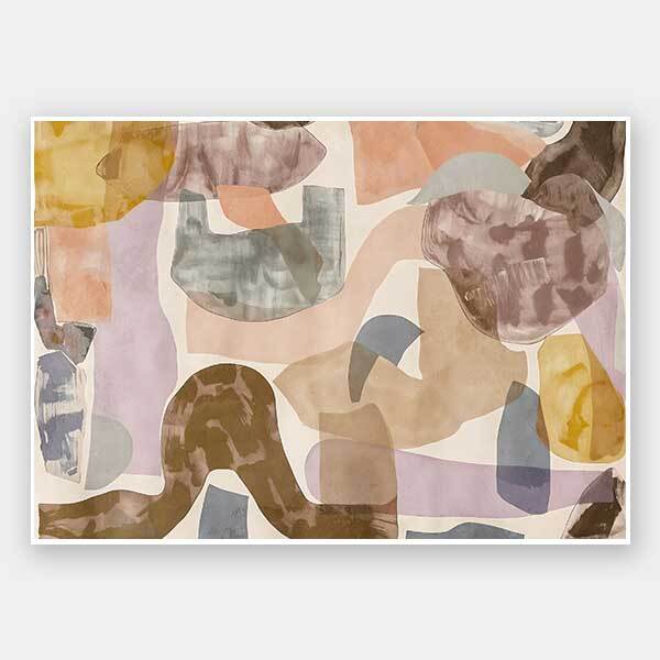 Soothing Colours I Unframed Art Print
