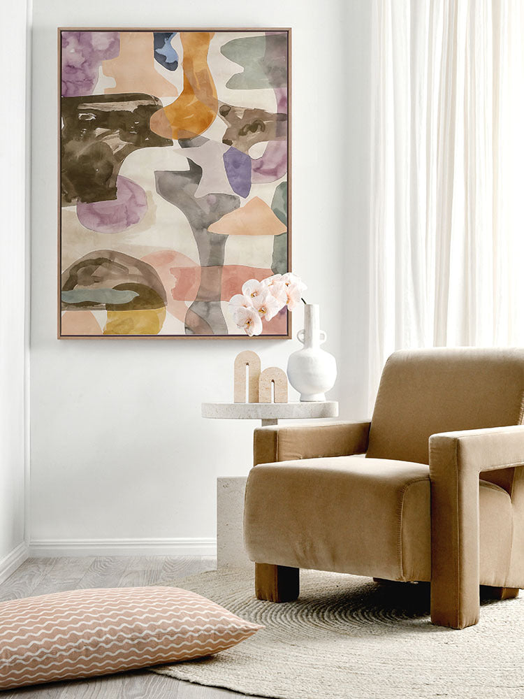 Soothing Colours II Canvas Art Print | Lifestyle