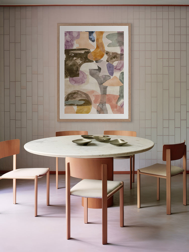 Soothing Colours II Framed Art Print | Lifestyle