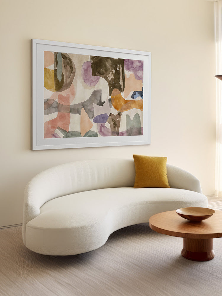 Soothing Colours II Framed Art Print | Lifestyle