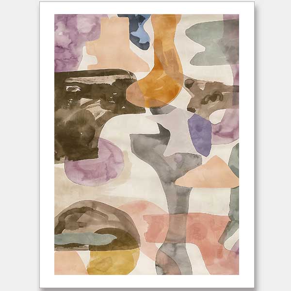Soothing Colours II Unframed Art Print