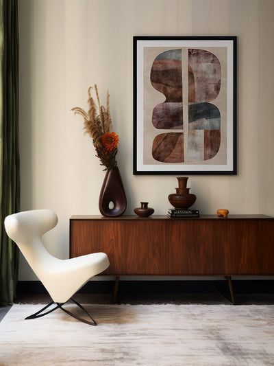 Hypnotic Hues II Framed Art Print | Lifestyle